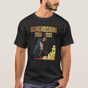Camiseta Greve de Pit no Reino Unido em 1984