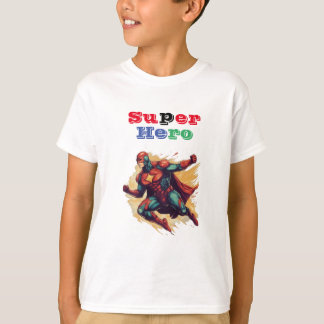 Camiseta Greve de Prata Rápida Super Herói