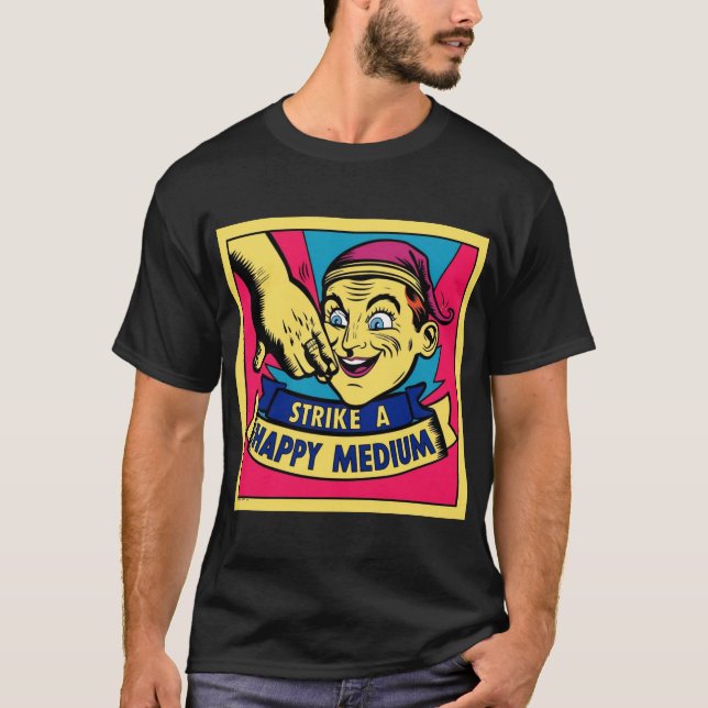 Camiseta Greve Um Meio Feliz (Frente)