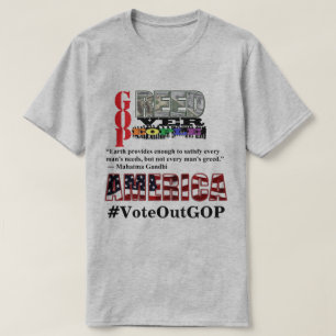 Camiseta GREVER SOBRE A AMÉRICA PESSOAS Votar GOP