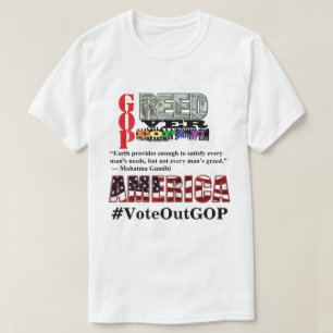 Camiseta GREVER SOBRE A AMÉRICA PESSOAS Votar GOP