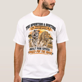 Camiseta Greyhound e Guepardo
