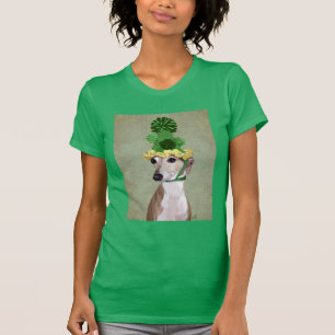 Camiseta Greyhound no Chapéu Verde