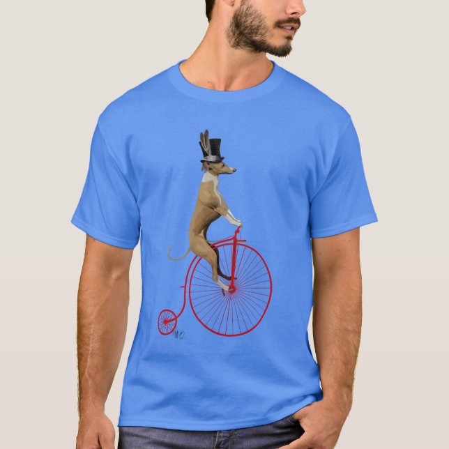Camiseta Greyhound no Red Penny Farthing (Frente)