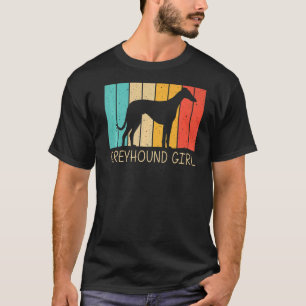 Camiseta Greyhound Para Meninas Crianças Salvamento De Grey