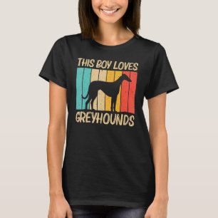 Camiseta Greyhound Para Rapazes Meninos Salvamento De Greyh