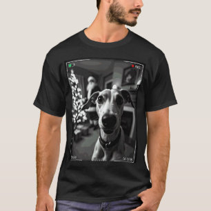 Camiseta Greyhound Pega Papai Noel Na Câmera De Natal