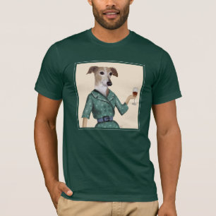 Camiseta Greyhound Wine Snob