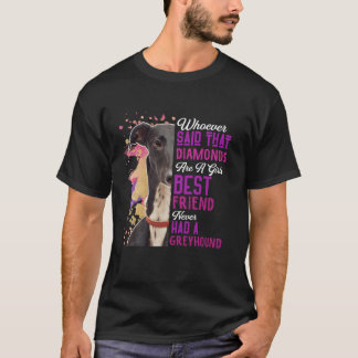 Camiseta Greyhounds É Uma Menina Melhor Amiga Engraçada Cac