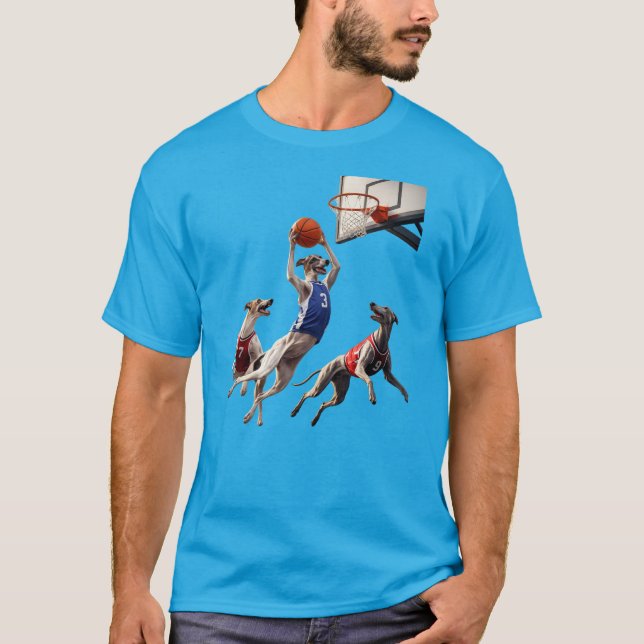 Camiseta Greyhounds Playing basketball (Frente)