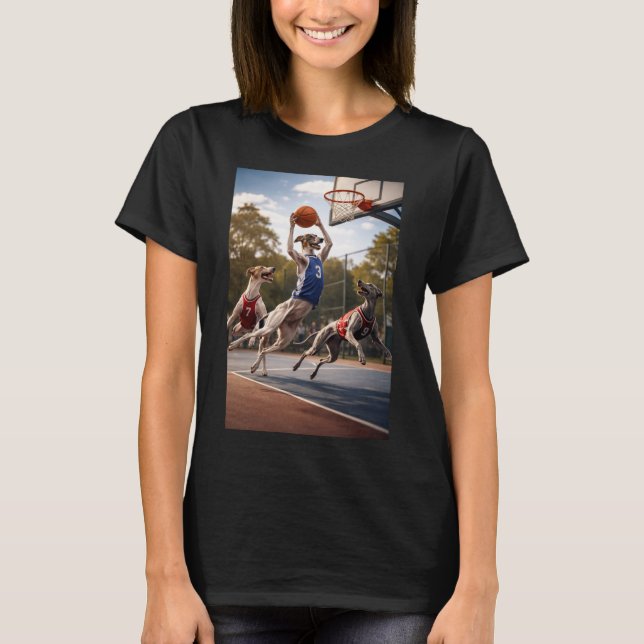 Camiseta Greyhounds playing basketball (Frente)