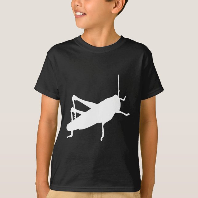 Camiseta Grhopper Grilo - Inseto Bug Fofo Engraçado  (Frente)