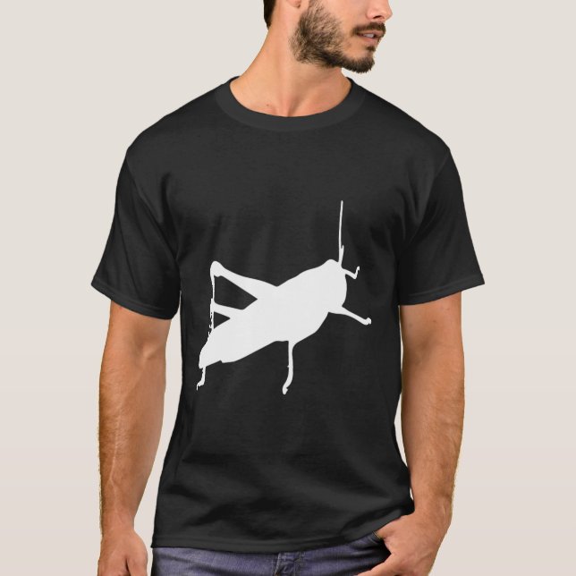 Camiseta Grhopper Grilo - Inseto Bug Fofo Engraçado  (Frente)
