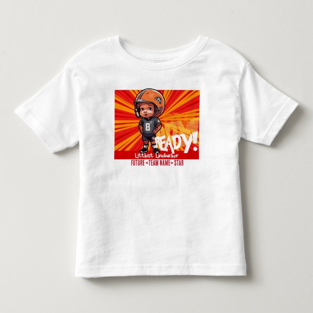 Camiseta Gridiron Guardian #52 Personalizável do [Nome da E (Frente)