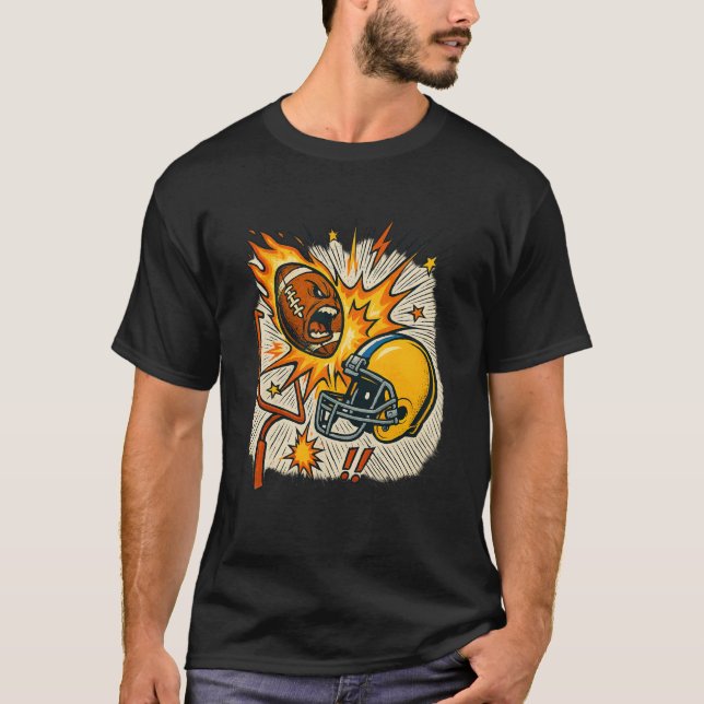 Camiseta Gridiron Impact: Kaboom & Smash! (Frente)