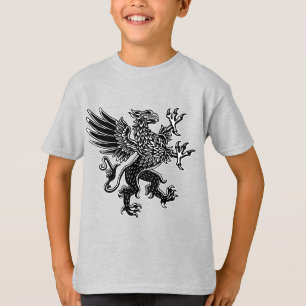 Camiseta Griffin - Camisa-T Preta e Branca