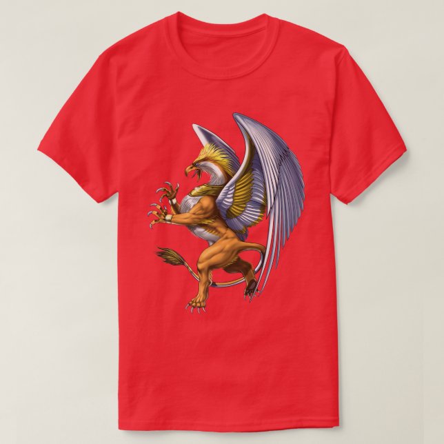 Camiseta Griffin Grego Mitologia Deidade Deus Grécia Antiga (Frente do Design)