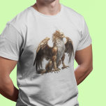Camiseta Griffin Griffin Fantasy Criatura Mítica<br><div class="desc">Este design foi criado através da arte digital. Você pode mudar o estilo desta camisa escolhendo Mais > sob a opção de estilo. Ele pode ser personalizado clicando no botão personalizar e alterando a cor, adicionando um nome, iniciais ou suas palavras favoritas. Entre em contato comigo em colorflowcreations@gmail.com se você...</div>