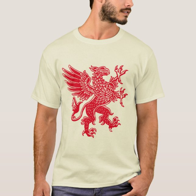 Camiseta Griffin - Vermelho (Frente)