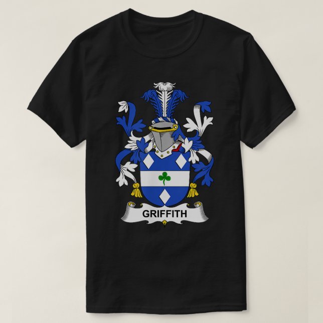 Camiseta Griffith Coat of Arms  Family Crest  (Frente do Design)