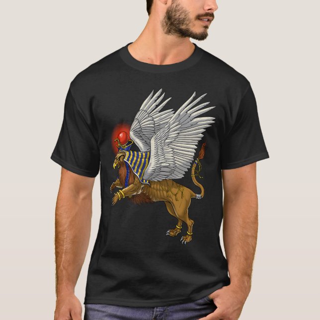 Camiseta Grifo do Antigo Egito (Frente)
