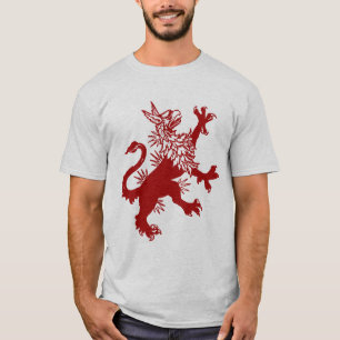 Camiseta Grifo vermelho - Gryphon medieval