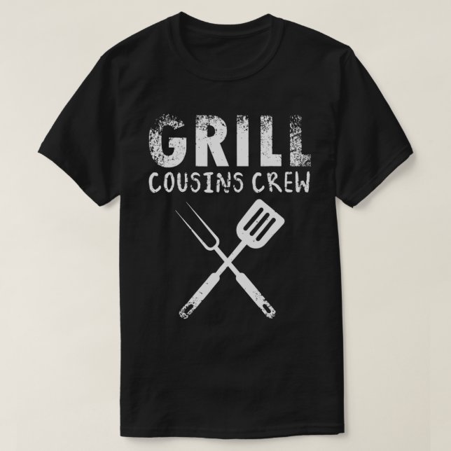Camiseta Grill Cousins, CHURRASCO Familiar Sindicato, CHURR (Frente do Design)