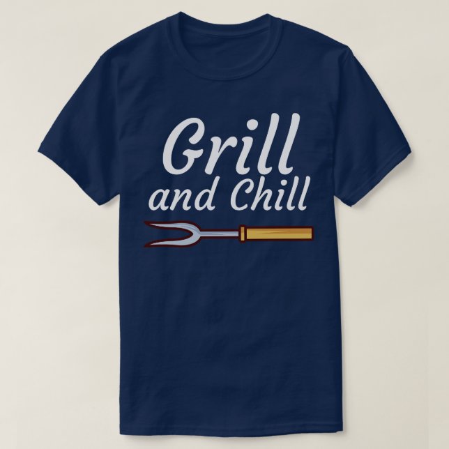 Camiseta Grill e Chill 4 (Frente do Design)