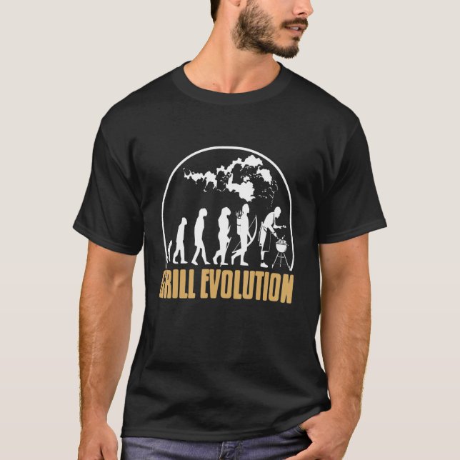 Camiseta Grill Evolution Incrível Presente (Frente)