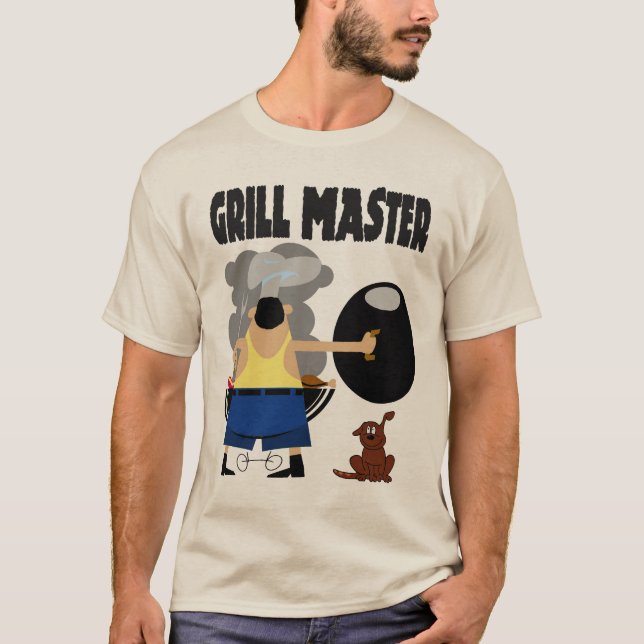 Camiseta Grill Master com Cachorro (Frente)