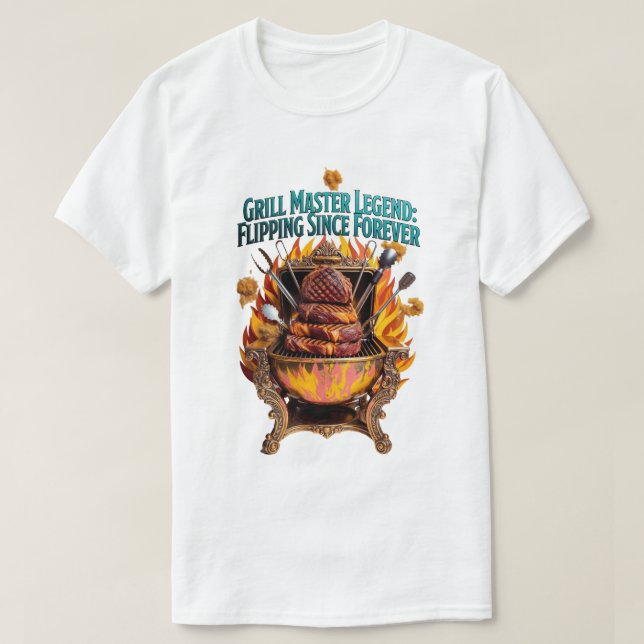 Camiseta Grill Master Legend T Shirt  (Frente do Design)