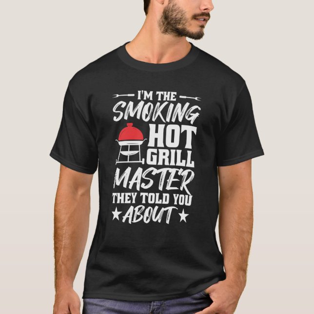Camiseta Grill Smoking Master Grilling Barbecue (Frente)