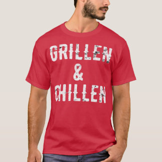 Camiseta Grillen Und Chillen Grill CHURRASCO Barbeque Gesch