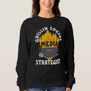 Camiseta Grillin Social Media Strategy Job M