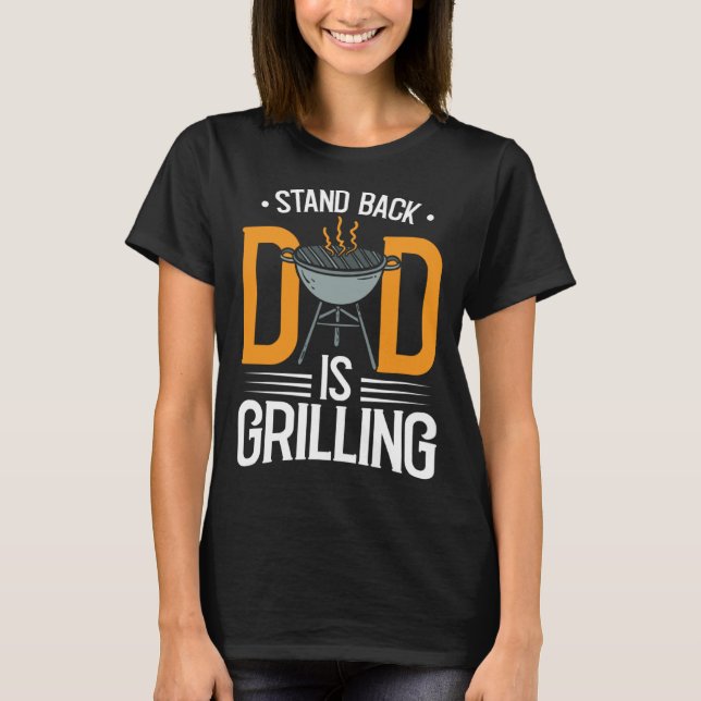 Camiseta Grilling Accessories for Dad Grill Fathers Day (Frente)