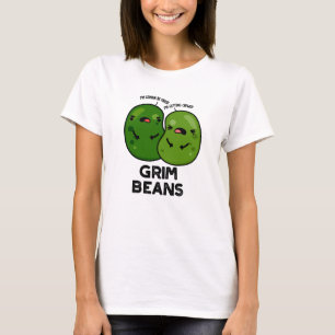 Camiseta Grim Beans Piadas Divertidas de Legumes