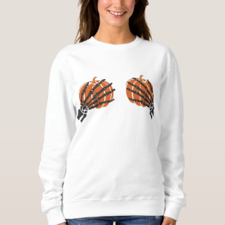 Camiseta Grim Grasp Pumpkin Twins Mulheres