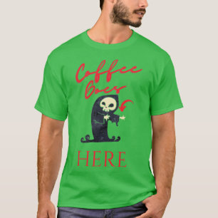 Camiseta Grim Precisa De Café