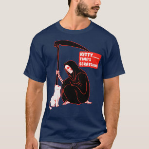 Camiseta Grim Reaper E Cat