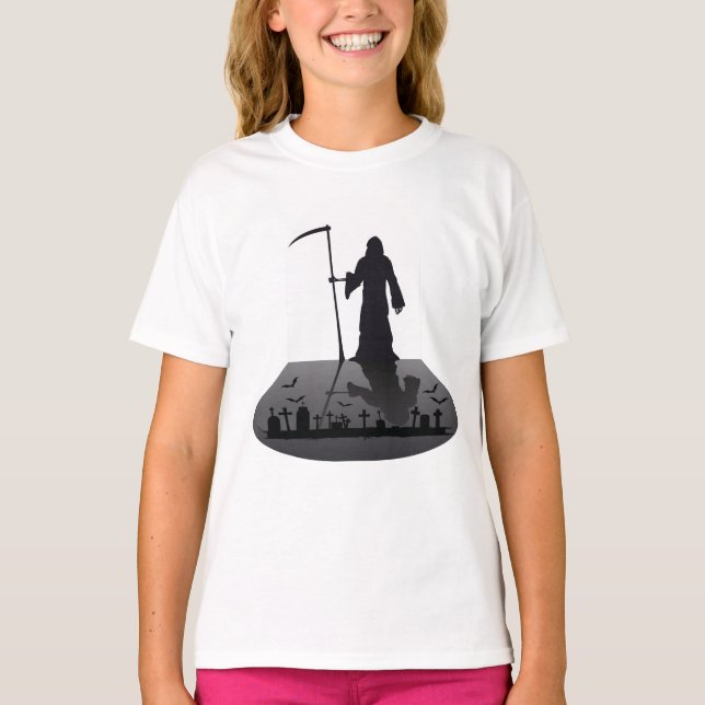 Camiseta Grim Reaper Halloween (Frente)