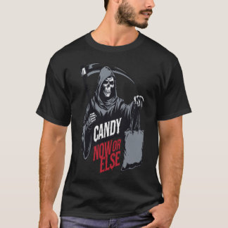 Camiseta Grim Reaper Trick ou trata