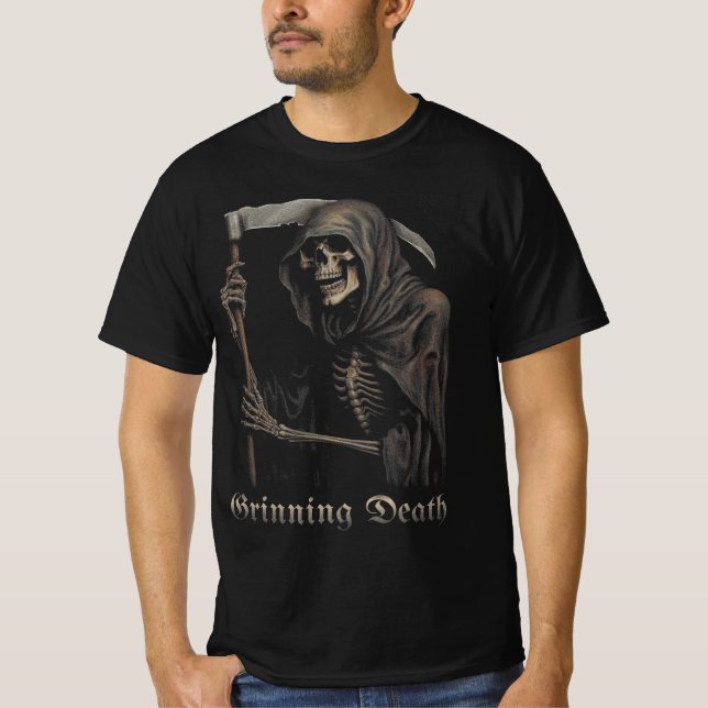 Camiseta grim reaper with a scythe (Frente)
