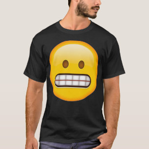 Camiseta Grimacing Face Emoji
