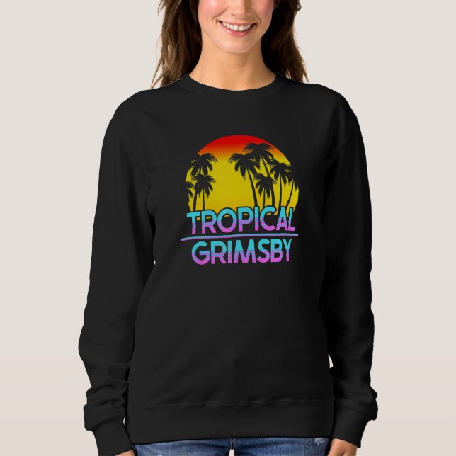 Camiseta Grimsby Uk Funny British Weather (Frente)