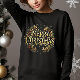Camiseta Grinalda de Elfo de Natal Vintage – Arte de Férias