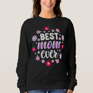 Camiseta Grinalda Floral de Pastel Suave Melhor Mãe do Mund