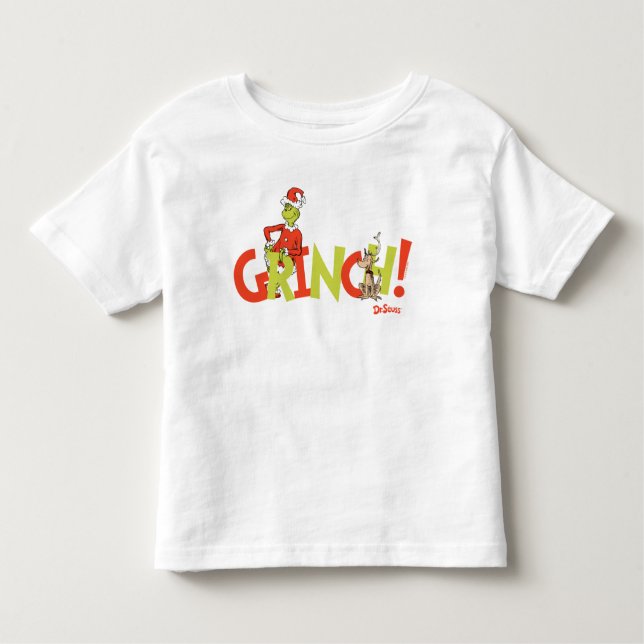 Camiseta Grinch! Character Logo Graphic (Frente)