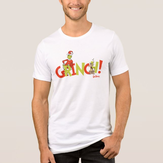 Camiseta Grinch! Character Logo Graphic (Frente)