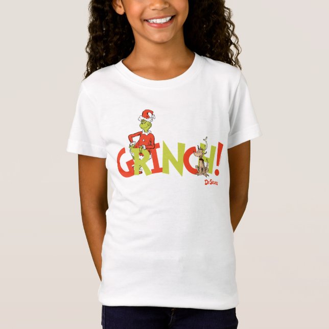 Camiseta Grinch! Character Logo Graphic (Frente)