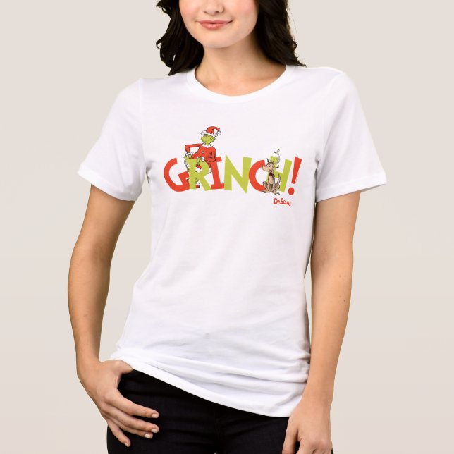 Camiseta Grinch! Character Logo Graphic (Frente)